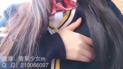 最美极品爆乳女神『香草少女M』5月新作-天台上的情欲优等生 偷玩粉穴喷水呻吟 原版私拍36P 高清1080P原版